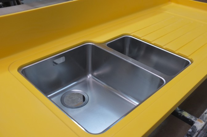 Imperial Yellow Corian Counter Production Ltd